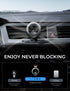 LISEN 360° Rotation Magnetic Car Mount for iPhone, Hands-Free Magnetic Phone Holder, Fits iPhone 15 14 13 12 Pro Max