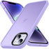 Anqrp Soft Silicone Slim Anti-Scratch Phone Case for iPhone 14 Plus, Support Wireless Charging, 6.7 inch, Purple