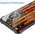 TnXee Case Compatible with iPhone Xs Case, Betsy Ross 13 Star Wooden American Flag with 1776 Case for iPhone X Cases for Man Women Gifts Pattern Design Case