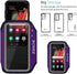 JEMACHE Gym Running Workouts Arm Band - Galaxy S25+ S24+ Armband for Samsung Galaxy S25/S24/S23/S22/S21 Plus (Purple)