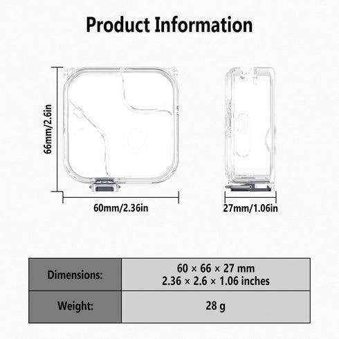 Geiomoo (3), TPU Case for Nothing Ear Soft Flexible Scratch Resistant Protective Cover with Carabiner (Clear)