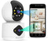 VSTARCAM 1080P Monitor,360 2-Way 005 Camera Dual-LensI, Pet Baby Security Camera Indoor with Siren & Spotlight, Motion