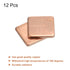 MECCANIXITY 15mm x 15mm x 1.8mm Copper Pad Shim, Thermal Conductive Heat Sink for Electronic Chip Cooling, Pack of 12