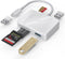Xoqby SD Card Reader, 5 in 1 USB-C & USB Card Adapter with