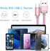 Basesailor USB Type C Charger Cable 3-Pack 3.3/6.6/10FT for iPhone 16 15 Pro Max, Samsung Galaxy A10E A20 A21