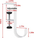 3 Pcs Desk Mount Bag Holder Hook/Clamp-On Backpack Hanger/Headphone Hook Holder/Headset Stand Hanger Clamp Under Desk Space