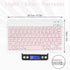 Rechargeable Bluetooth Keyboard and Mouse Combo, Ultra Slim for Amazon Fire HD 10 Plus (2021) and All Bluetooth Enabled