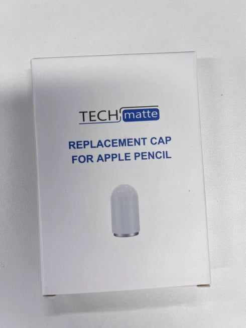TechMatte Magnetic Replacement Cap for Apple Pencil 1st Generation, Updated Version with Cap Holder