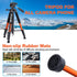 Tripod Camera Tripods, 74" Heavy Duty Tall Stand with Phone Holder, Compatible with DSLR, Cell Phones, Projector