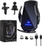 Wireless Car Charger Phone Holder Mount, 15W Fast Charging Auto Clamping Charger for All Android Smartphones (Black)