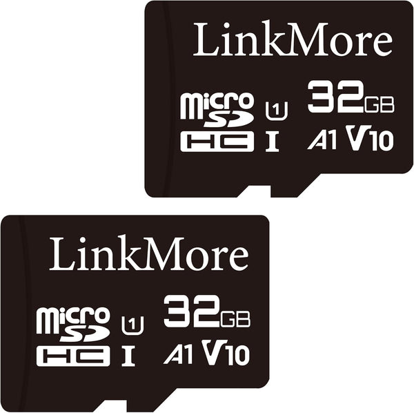 LinkMore XV11 32GB (2 Pack) MicroSD Flash Memory Card, Micro SDHC Card, A1,