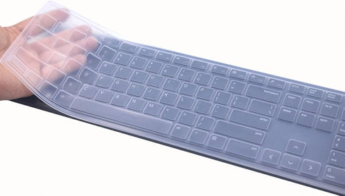 JuYuish Silicone Keyboard Skin Cover Compatible for Dell Wireless Bluetooth Keyboard KM7321W, Dell