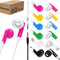 60 Pack Earbud Bulk Kids Headphone for Classroom School, Wholesale Class Room