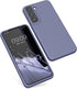 kwmobile TPU Silicone Case for Samsung Galaxy S22 - Soft Finish Phone Cover in Matte Lavender Grey