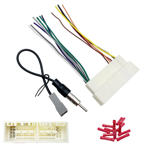 Car Radio Wiring Harness for Hyundai 2015-2020 KIA 2016-2020 with Radio Antenna