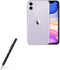BoxWave Stylus Pen for Apple iPhone 11 - FineTouch Capacitive Stylus, Super Precise Stylus Pen - Jet Black