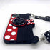 Cute for iPhone 14 Case, 3D Cartoon Camera Rotating Ring Grip Holder Kickstand Lanyard for iPhone 13, 14 - Red