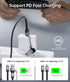 USB Type C to Lightning Cable Fast Charging, Apple MFi Certified 2Pack 6ft iPhone Charger Cable