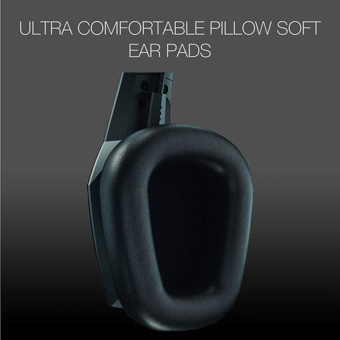 Cushion Replacement Kit for Blue Parrott B550-XT Bluetooth Headset, 2 Leather Cushions, 2 Foam Earpads