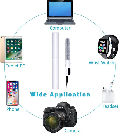 2022 New Bluetooth Clean Kit for Bluetooth Headset, Portable Earphone Cleaning Pen for Mobile Devices