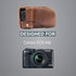 MegaGear Ever Ready Leather Camera Case for Canon EOS M6 (18-150 mm), Dark Brown with Battery Access