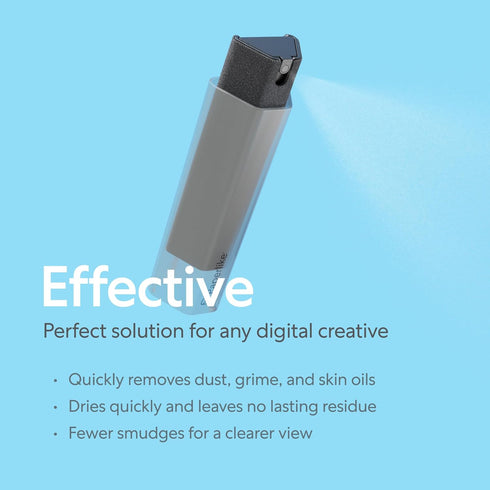 Paperlike All-in-One Cleaning Kit - Microfiber Spray Bottle & Cleaning Solution + 5 Refill Tablets for iPad & Displays