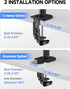 suptek 2 27 inch, 22 lbs 75x75/100x100 mm, (MD9442) Dual Monitor Desk Mount, Adjustable Dual Monitor Arm for Computer