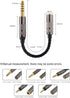 Headphone Adapter 4.4mm Male to 2.5mm Female for 2.5mm Cable to Balanced 4.4mm Player Device, 6 inch Extension