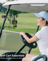 woleyi Golf Cart Phone Holder, 360° Adjustable Phone Mount with Wider Clamp for EZGO/Club Car/Yamaha Accessories