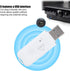 Mini USB Bluetooth Receiver, A2DP Music Wireless Adapter for Car AUX, Mobile Phone, Home Stereo System