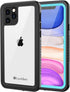Lanhiem Waterproof Case for iPhone 11 Pro, 360 Full Body Protection, Clear Cover with Built-in Screen Protector
