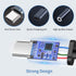 Xumee USB Type C to 3.5mm Headphone and Charger Adapter, 2-in-1 USB C to Aux Audio Jack for iPhone 15 Pro Max, Galaxy