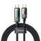 mcdodo USB C to USB C Charger Cable with Digital Display, PD 100W Charger Auto Power Off for iPhone 15/MacBook