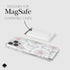 Kate Spade New York Magnetic Wallet/Card Holder, Compatible with MagSafe Phones and Cases, White Glitter