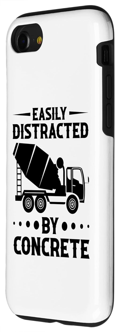 iPhone SE (2020) / 7 / 8 Concrete Worker Guy Case with Concrete Tools Design