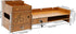 QUSKLISU (07) Computer Monitor Stand, Computer Rack with Drawers, Two top Platforms Desk Organizer Monitor Stand