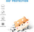 Cute Case for Beats Solo Buds (2024) with Keychain, Soft Silicone Anime Puppy Protective Cartoon Case