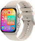Smart Watch 1.96" AMOLED HD Smartwatch, Full Health Monitor for Women Men, Low Power Consumption (Light Silver)