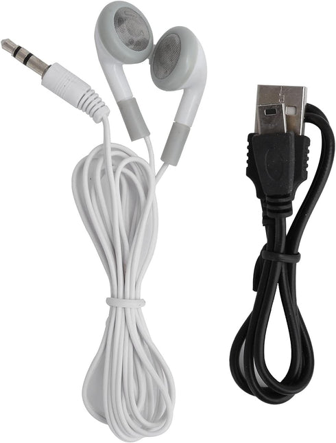 Wisoqu MP3 MP3 Player, Portable Digital Music Media Player Mini Back-Clip Player with Earphone and USB Cable