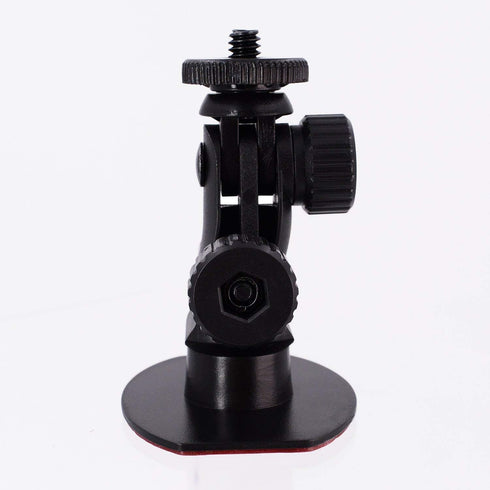 CH114 1/4"-20 Thread Car Camera Mount Holder with 3M Double-Sided Adhesive Base - Universal Dash Cam Tripod Holder for