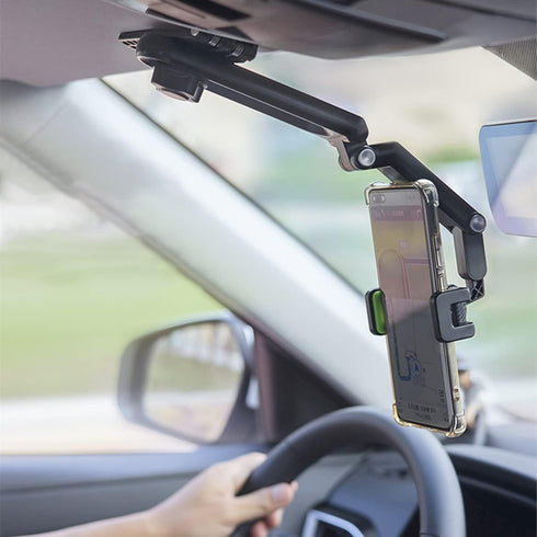 Car Cell Phone Holder, 360° Rotatable Mount Clip for Sun Visor, Universal for iPhone 13/12 Pro, Pro Max, XS, Samsung,