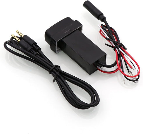 Car Bluetooth Music Adapter Module, AUX Output for Mitsubishi, Single-Din Installation for ASX, Lancer, Outlander,