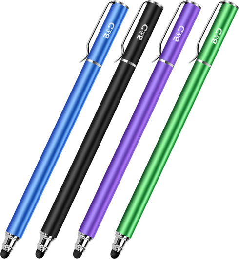 Bargains Depot Capacitive Stylus/Styli 2-in-1 Universal Touch Screen Pen for All Touch Screen Tablets/Cell