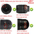 67mm Lens Cap Cover for Canon 90D 77D T8i kit EF-S 18-135mm Lens, Nikon D850 D780 kit 16-85mm Lens (2 Pack)