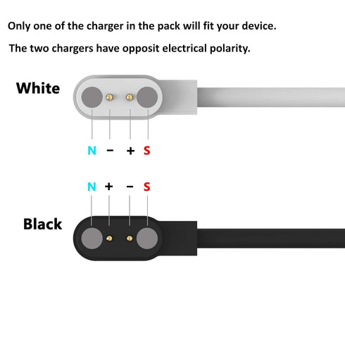 IDW13 Charger Replacement Set for Veryfitpro Smart Watch, Magnetic Charging Cables for ID205L ID205U ID205S IDW13