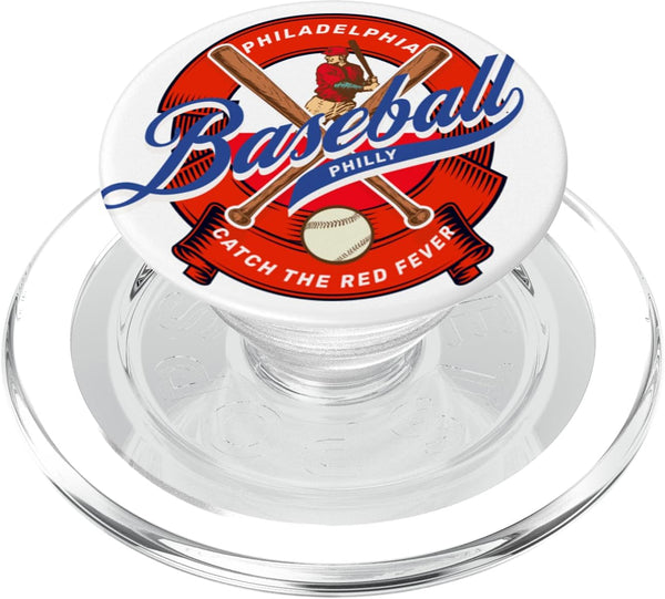 Vintage Philadelphia Baseball Retro Philly - PopSockets MagSafe PopGrip for iPhone