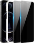 iPhone 12 Pro Max Privacy Screen Protector - 2 Pack, Anti-Spy, Shatterproof, Full Edge Coverage, Bubble Free, Easy