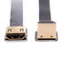 JSER CYFPV Down Angled 90 Degree HDMI Male to Female FPC Flat Cable for HDTV Multicopter Aerial Photography (0.2m)
