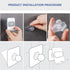 Shower Phone Holder, Adjustable Wall Mount Phone Holder for Shower, Cell Phone Stand with Adhesive Pads for Bathroom