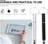 Mikikit Mini Stylus Pen, 24 Pcs Keychain Stylus Pen, Ballpoint Pen, Tablet Stylus, Touchscreen Stylus Pen with Keyring